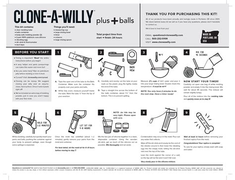 clone a willy instructions|Clone